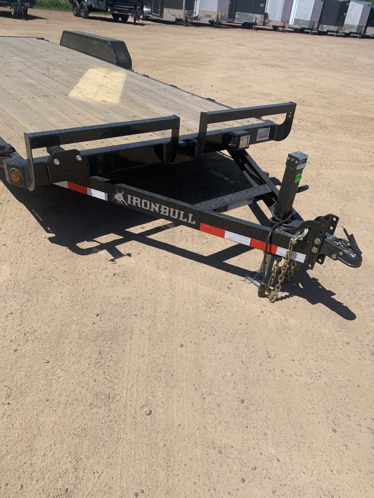 2023 IRON BULL 83 X 20 10K EQUIPMENT TRAILER W/SLIDE IN RAMPS The